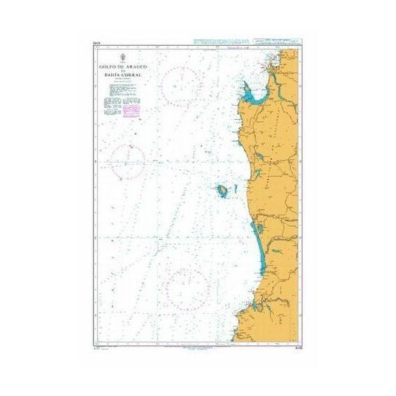 4245 Golfo de Arauco to Bahia Corral Admiralty Chart