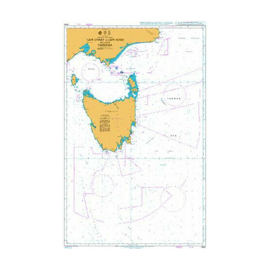 4644 Cape Otway to Cape Howe including Tasmania Admiralty Chart