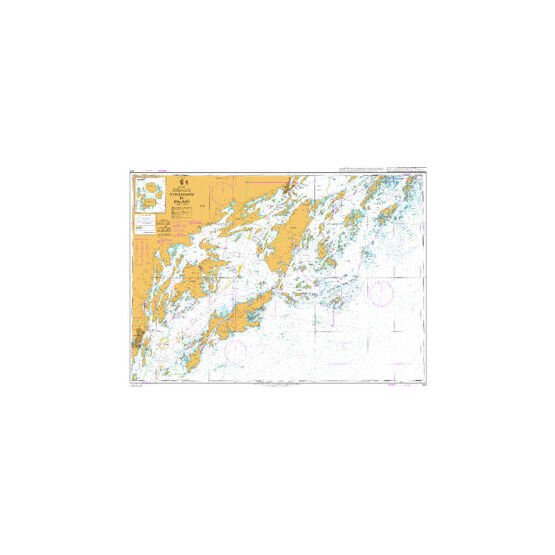 872 Nynashamn to Dalaro Admiralty Chart