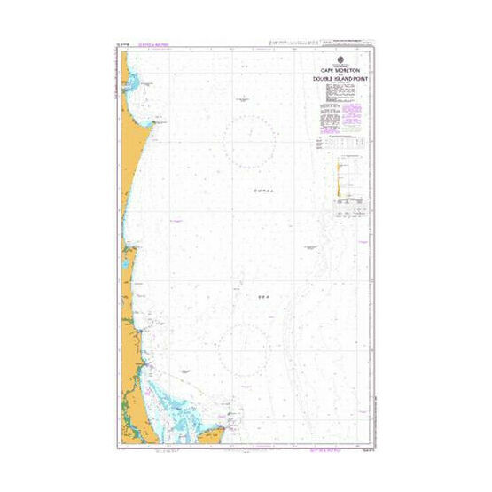 AUS815 Cape Moreton to Double Island Point Admiralty Chart