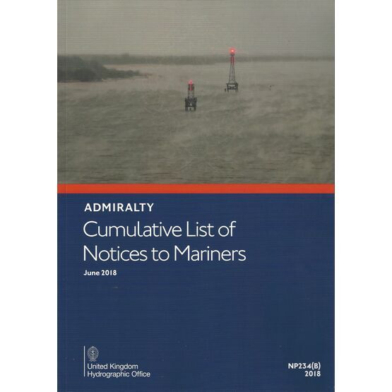 Admiralty NP234(B) Cumulative List of Notices to Mariners