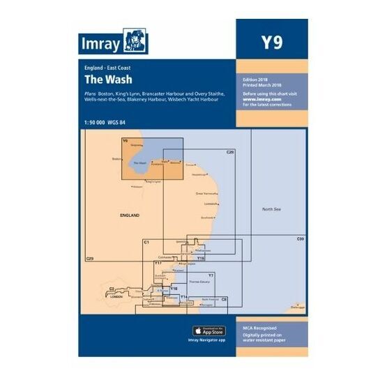 Imray Chart Y9: The Wash