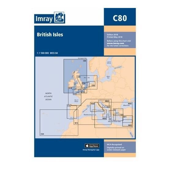 Imray Chart C80: British Isles