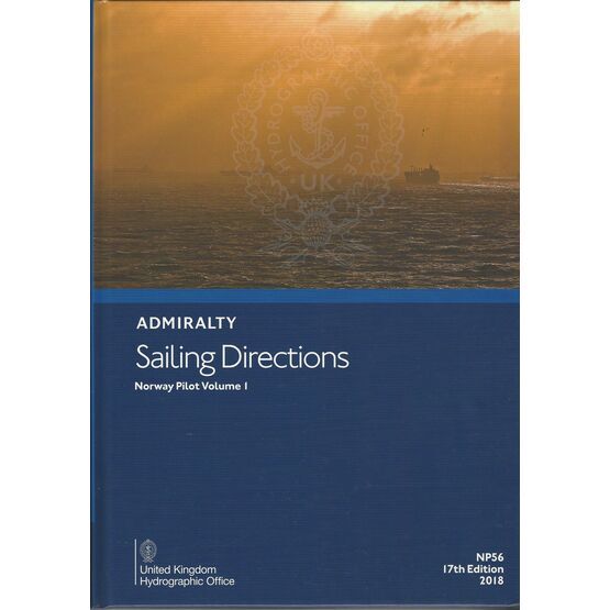 Admiralty NP56 Sailing Directions Norway Pilot Volume 1