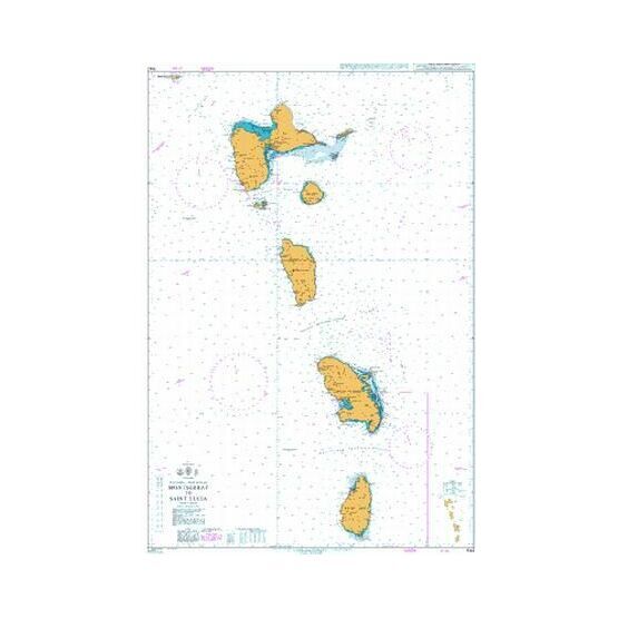 1042 Montserrat to St Lucia Admiralty Chart