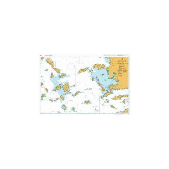 1095 Steno Kafirea to Rhodes Channel Admiralty Chart