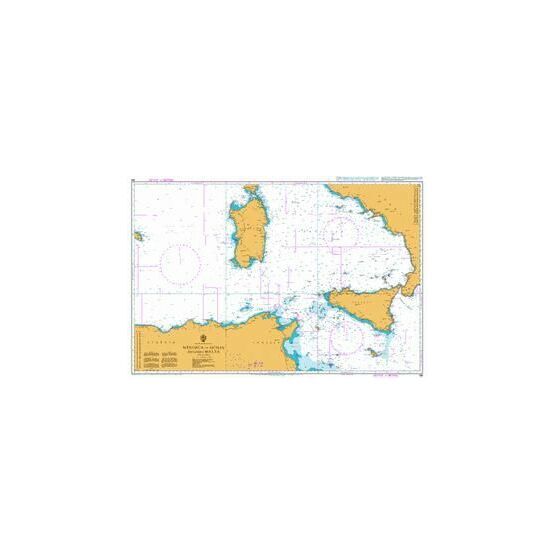 167 Genova to Sicilian Chanel & Str. Di Messina Admiralty Chart