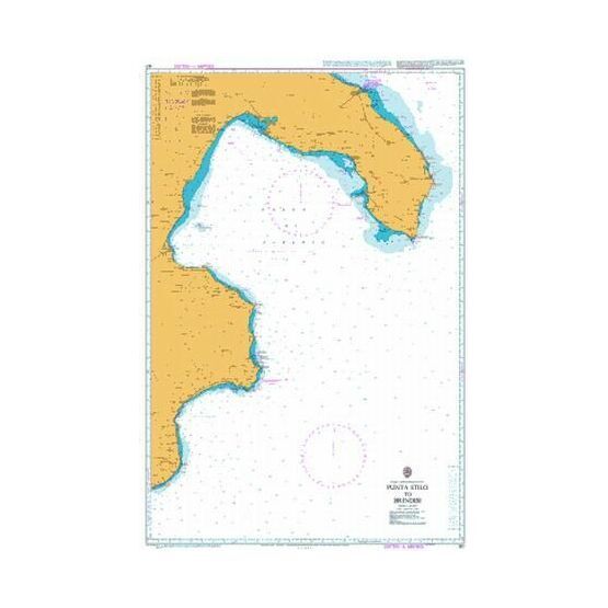 187 Punta Stilo to Brindisis (Italy SE Coast) Admiralty Chart