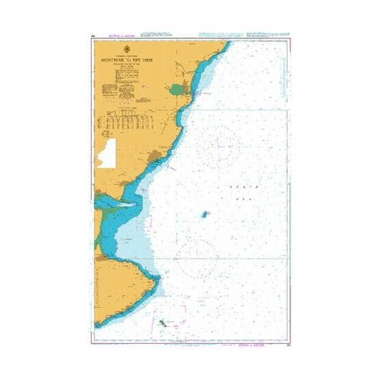 190 Montrose to Fife Ness inc. the Isle of May Admiralty Chart