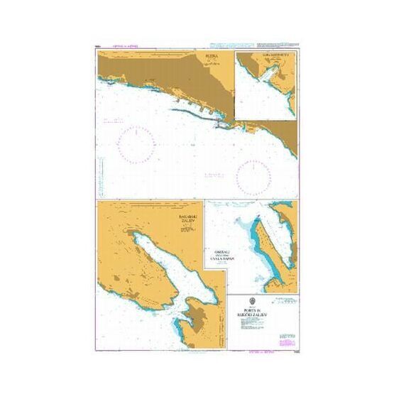 1996 Ports in Rijecki Zaljev Admiralty Chart