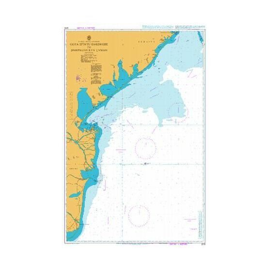 2213 Gura Sfintu Gheorghe to Dnistrovs`kyy Lyman Admiralty Chart