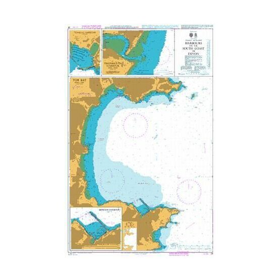 26 Harbours on the South Devon Coast Admiralty Chart