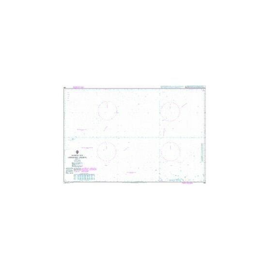 268 North Sea Offshore Charts Sheet 9 Admiralty Chart