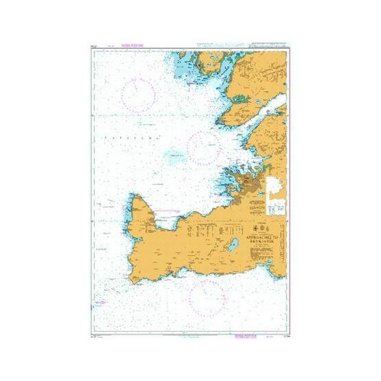 2734 Approaches to Reykjavik Admiralty Chart