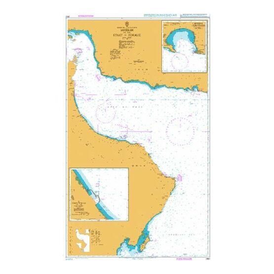 2851 Masirah to the Strait of Hormuz Admiralty Chart