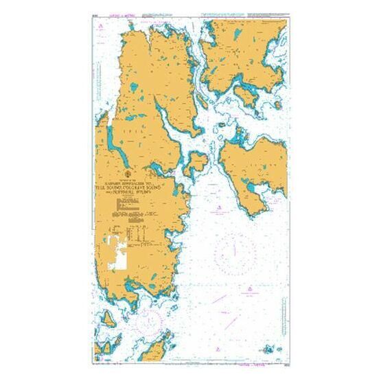 3292 E. Apps to Yell Sound, Colgrave Sound & Bluemull Admiralty Chart