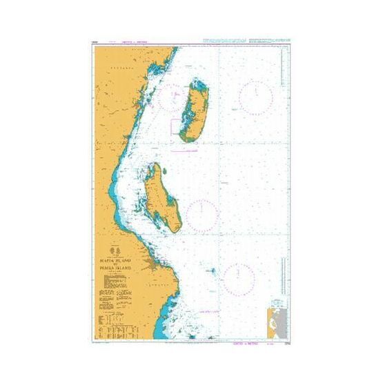 3310 Mafia Island to Pemba Island Admiralty Chart