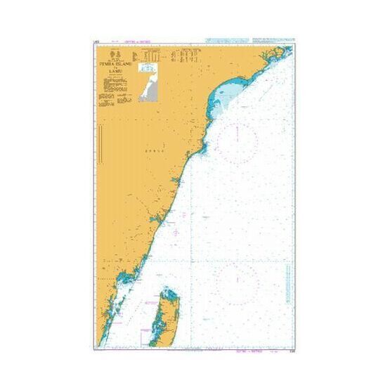 3361 Pemba Island to Lamu Admiralty Chart