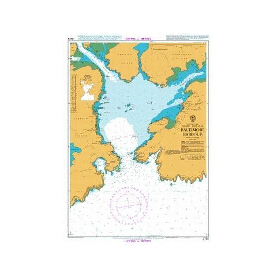 3725 Baltimore Harbour Admiralty Chart