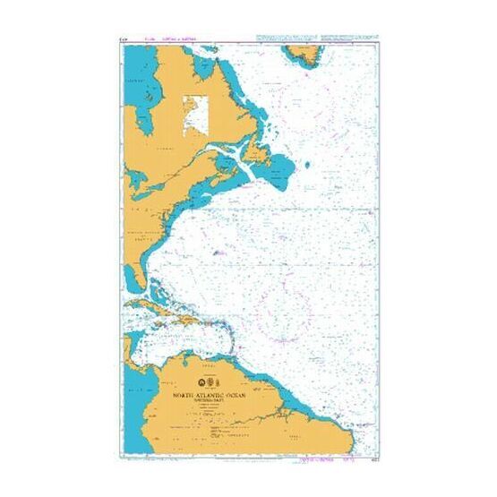 4013 North Atlantic Ocean - Western Part Admiralty Chart