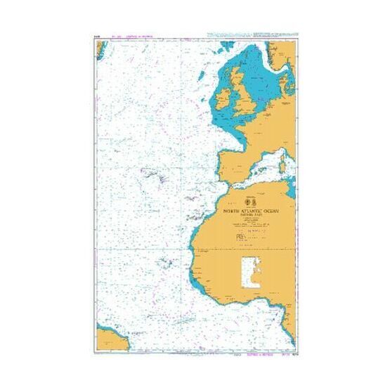 4014 North Atlantic Ocean - Eastern Part Admiralty Chart