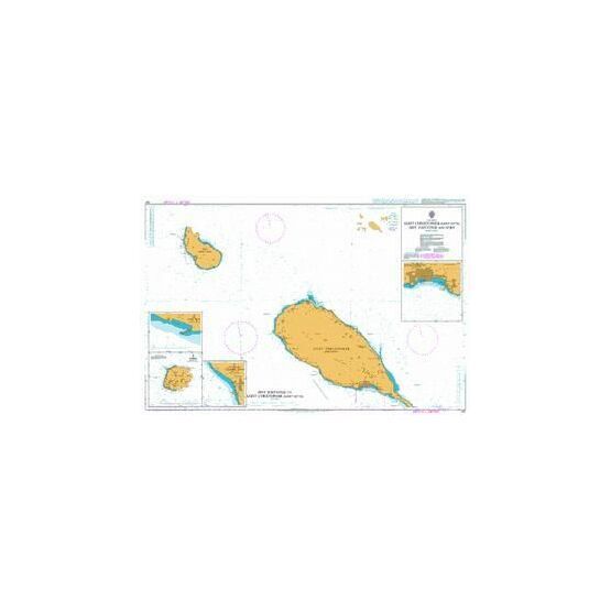 487 Saint Christopher (St. Kitts), Sint Eustatius Admiralty Chart