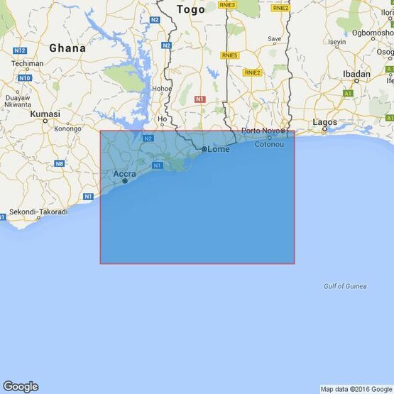 1384 Tema to Cotonou Admiralty Chart