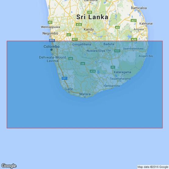 813 Colombo to Sangama Kanda Point Admiralty Chart