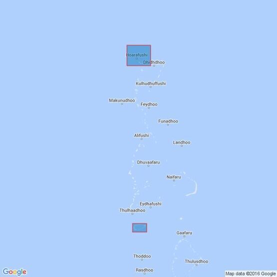 2068 Anchorages in the Maldives Admiralty Chart