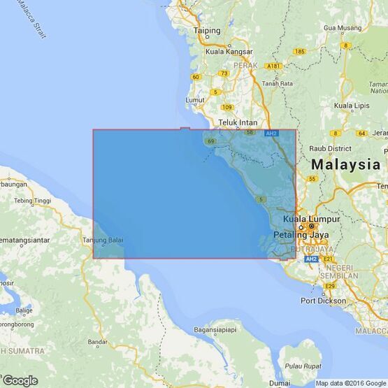 3945 Kepulauan Sembilan to Port Kelang including Pandang and Kepulauan Aruah Admiralty Chart
