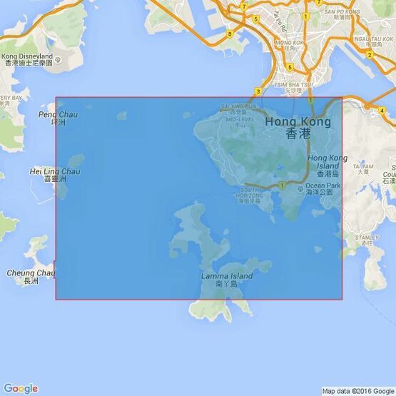 4121 Hong Kong, Lamma Channels Admiralty Chart