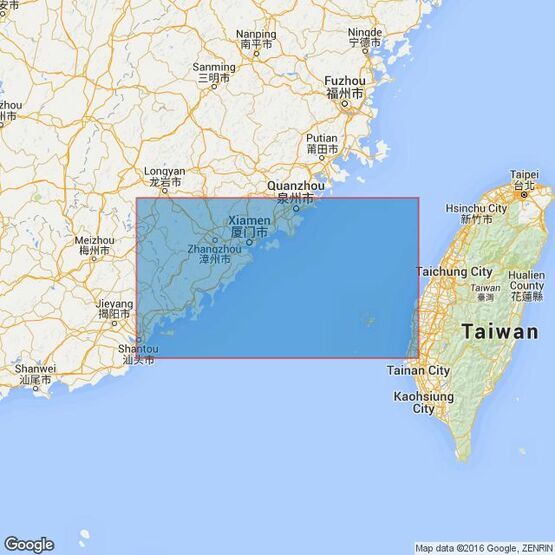 1760 Taiwan StraitSouthern Part Admiralty Chart