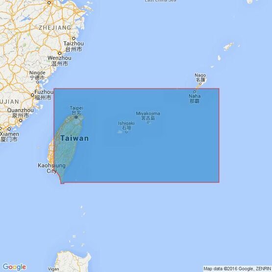3236 T'ai-Wan to Okinawa Shima Admiralty Chart