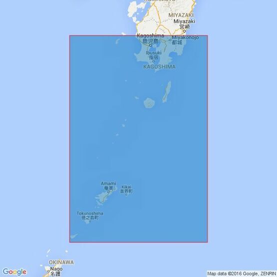 3237 Amami - O Shima to Kagoshima Wan Admiralty Chart