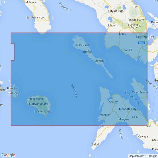 4487 Sibuyan Sea to Ticao Pass Admiralty Chart