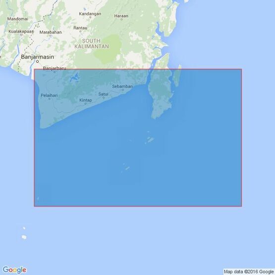3017 Tanjung Selatan to Pulau Laut including Pulau-Pulau Lima Admiralty Chart