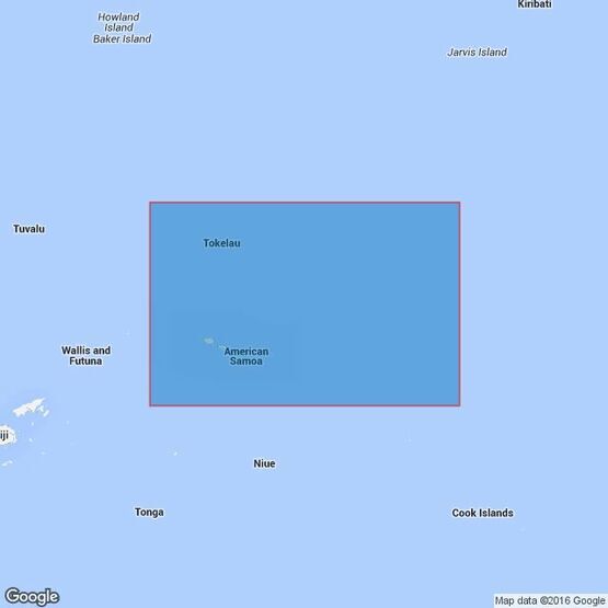 4629 Samoa Islands to Northern Cook Islands and Tokelau Admiralty Chart