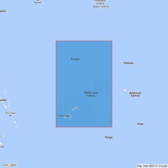 4632 Fiji to Tuvalu Admiralty Chart