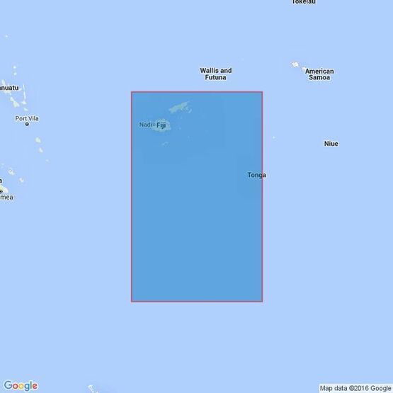 4638 Fiji to Kermadec Islands Including Tongatapu Admiralty Chart