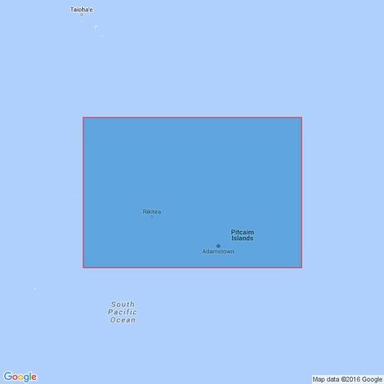 4655 Mururoa to Ducie Island Admiralty Chart