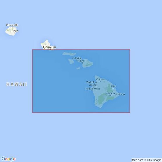 1309 Hawaii to Oahu Admiralty Chart
