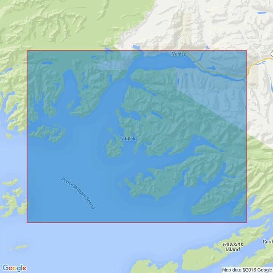 4981 Prince William Sound,Port Fidalgo & Valdez Arm Admiralty Chart