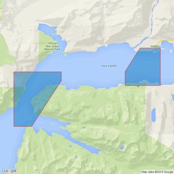4982 Alaska,south coast,Prince William Sound,Valdez Arm & Port Valdez Admiralty Chart