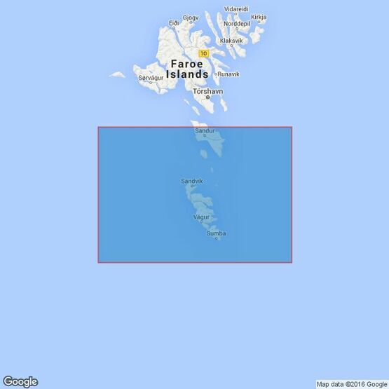 3568 Foroyar (Faroe) Islands S Part. Admiralty Chart